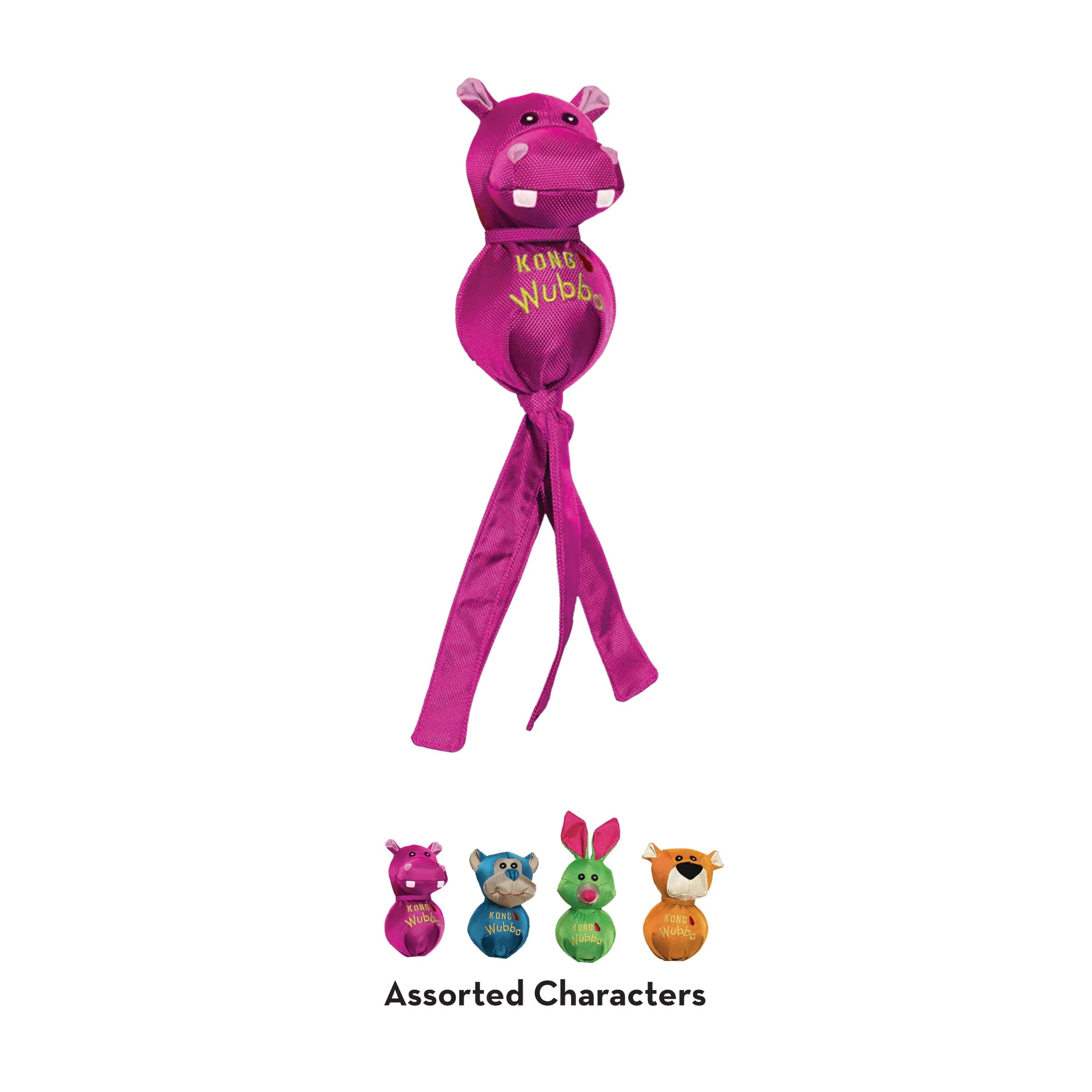 Kong Wubba Friends Tug-of-War Ballistic Nylon Assorted Dog Toy - Image 5