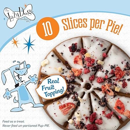 Lazy Dog Original Pup-Pie Happy Birthday Special Dog Pre-Sliced Baked Dog Biscuit Treats - 5 Oz - Image 2