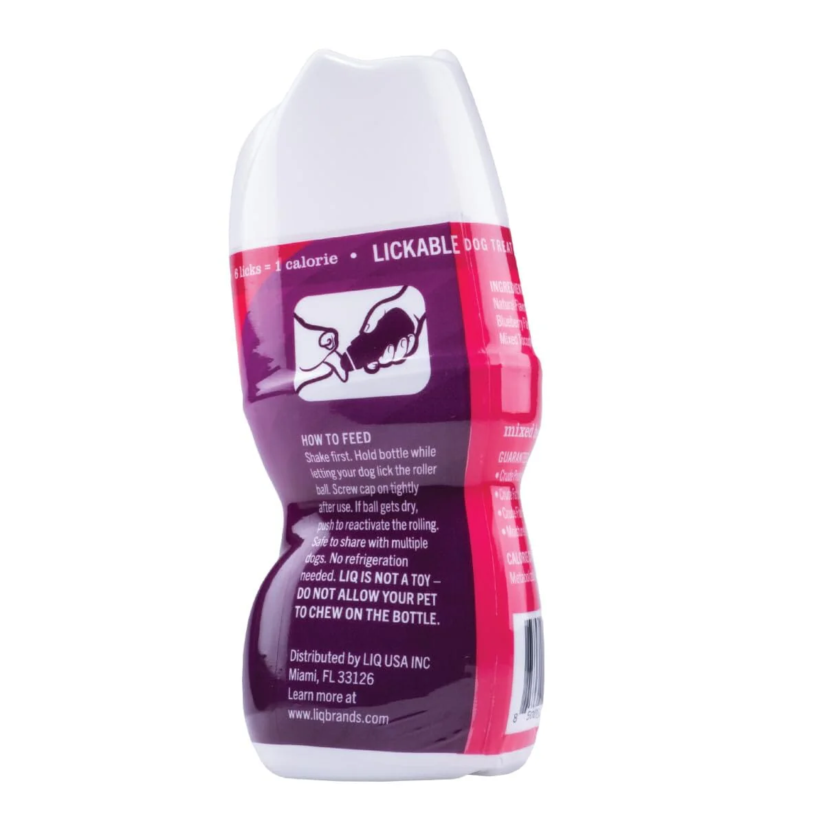 LIQ USA Mixed Berries Lickable Roller Dog Treat - 2.03 Oz - Case of 6 - Image 2