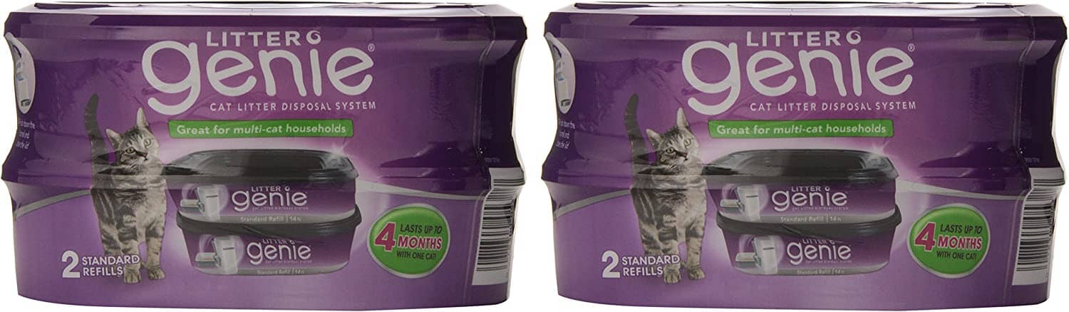 Litter Genie Litter Genie Plus Refill Cat Litter Disposal System - Black - 4 Pack - Image 11