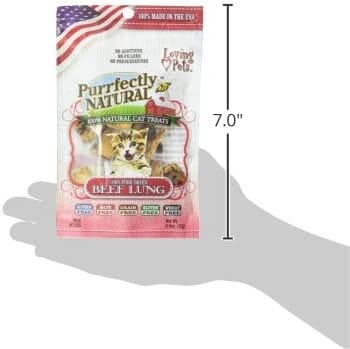 Loving Pets Purely NaturalLung Cat Treats - Beef - .6 Oz - Image 4