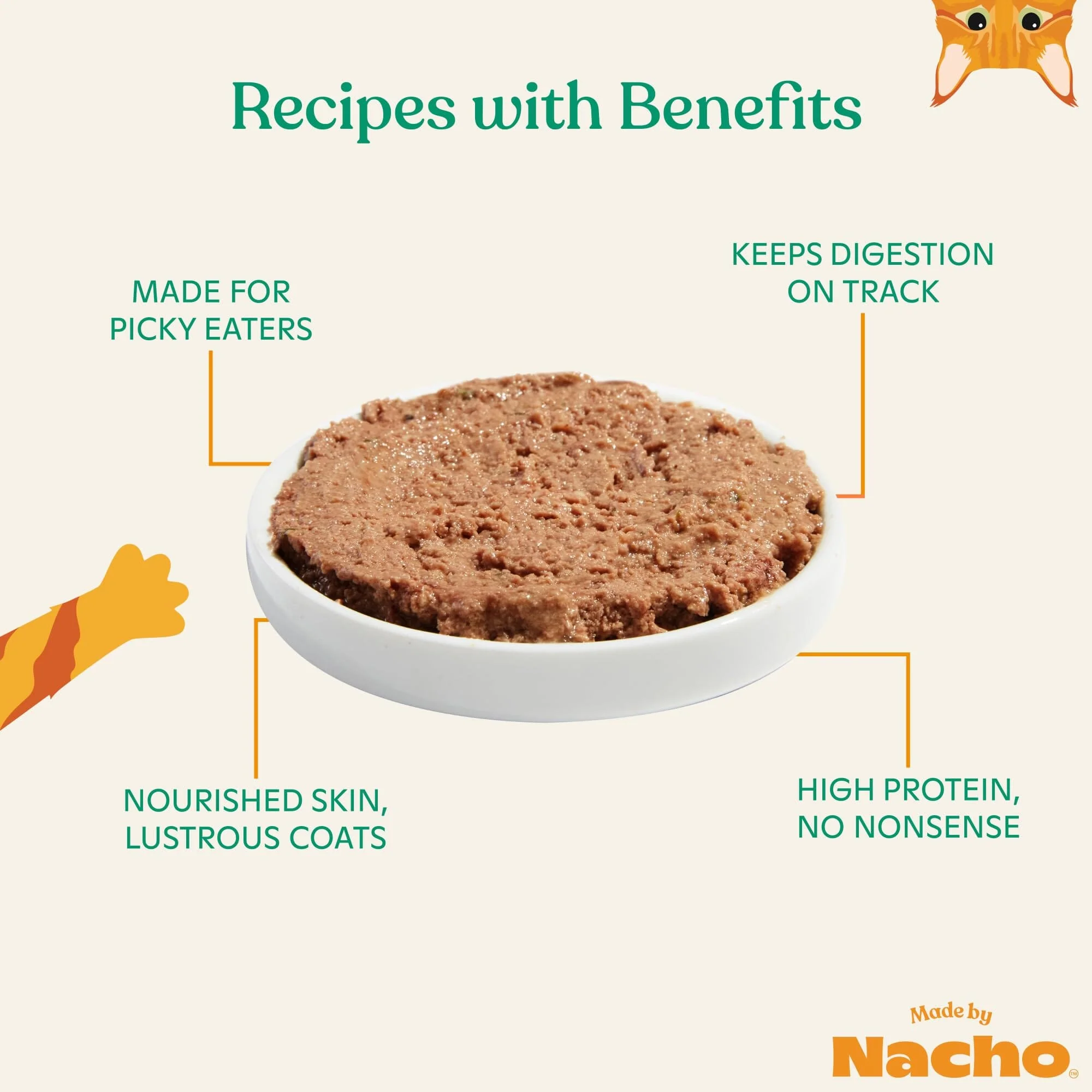 Made by Nacho Chicken Pate Kitten Canned Cat Food - 3 Oz - Case of 24 - Image 2