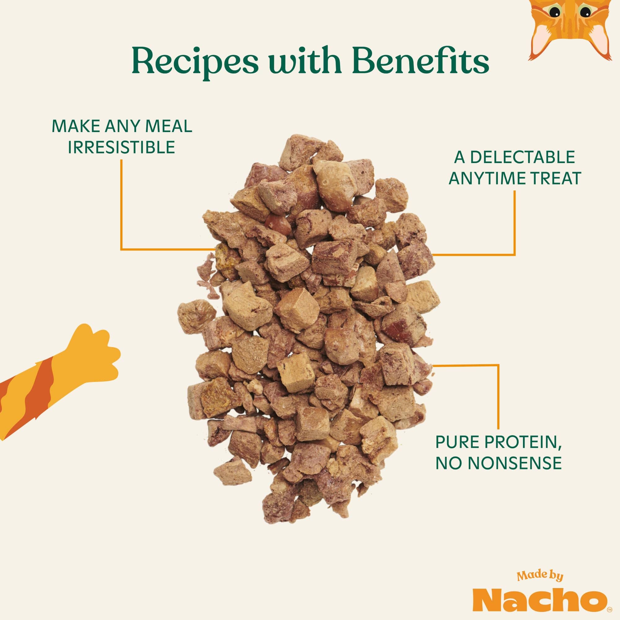 Made by Nacho Freeze-Dried Duck and Liver Cat Treats - .9 Oz - Image 3