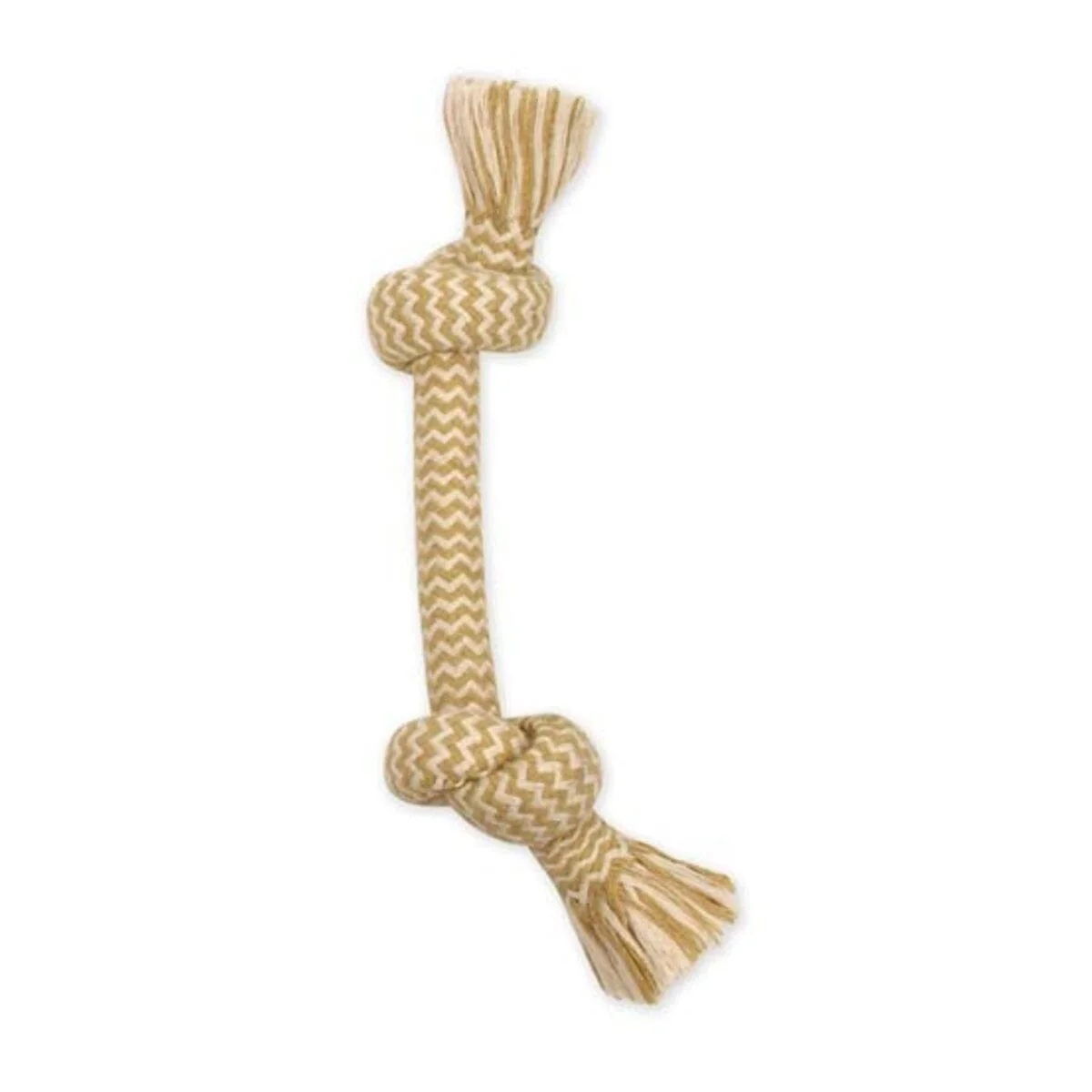 Mammoth Pet Products 2-Knotted Bone Peanut Butter Scented Rope Tug Dog Toy