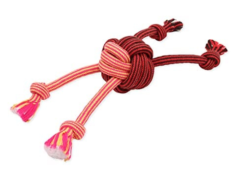 Mammoth Pet Products 4-Knotted Monkey Fist Ball Rope Dog Toy - Image 2