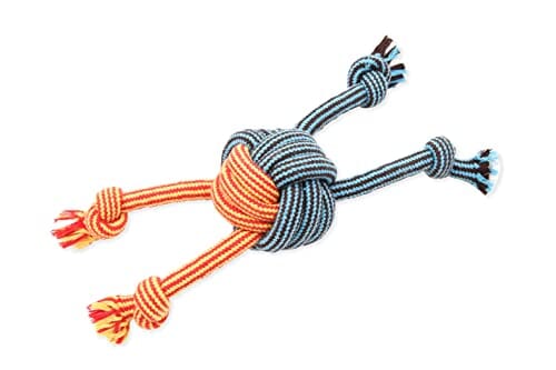 Mammoth Pet Products 4-Knotted Monkey Fist Ball Rope Dog Toy - Image 5
