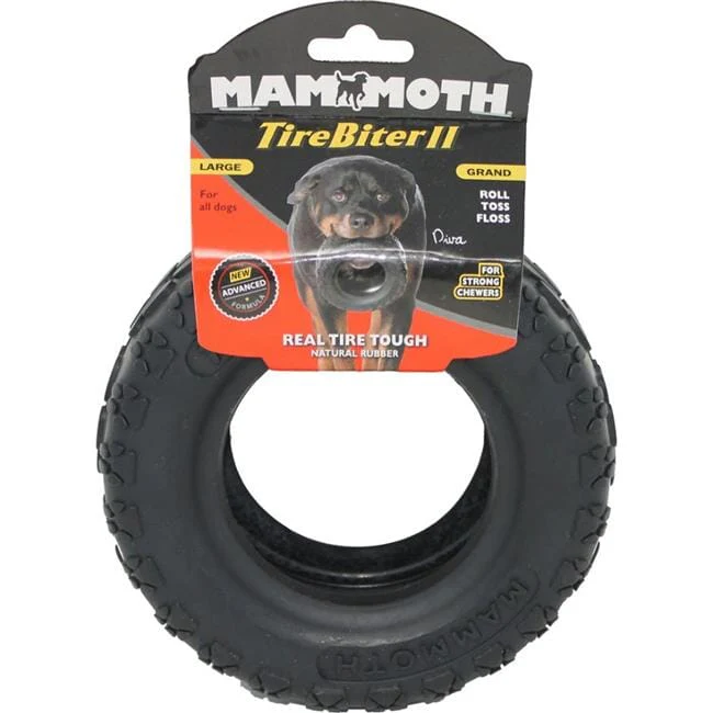 Mammoth Pet Products TireBiter II Tire Chew Rubber Dog Toy - Image 6