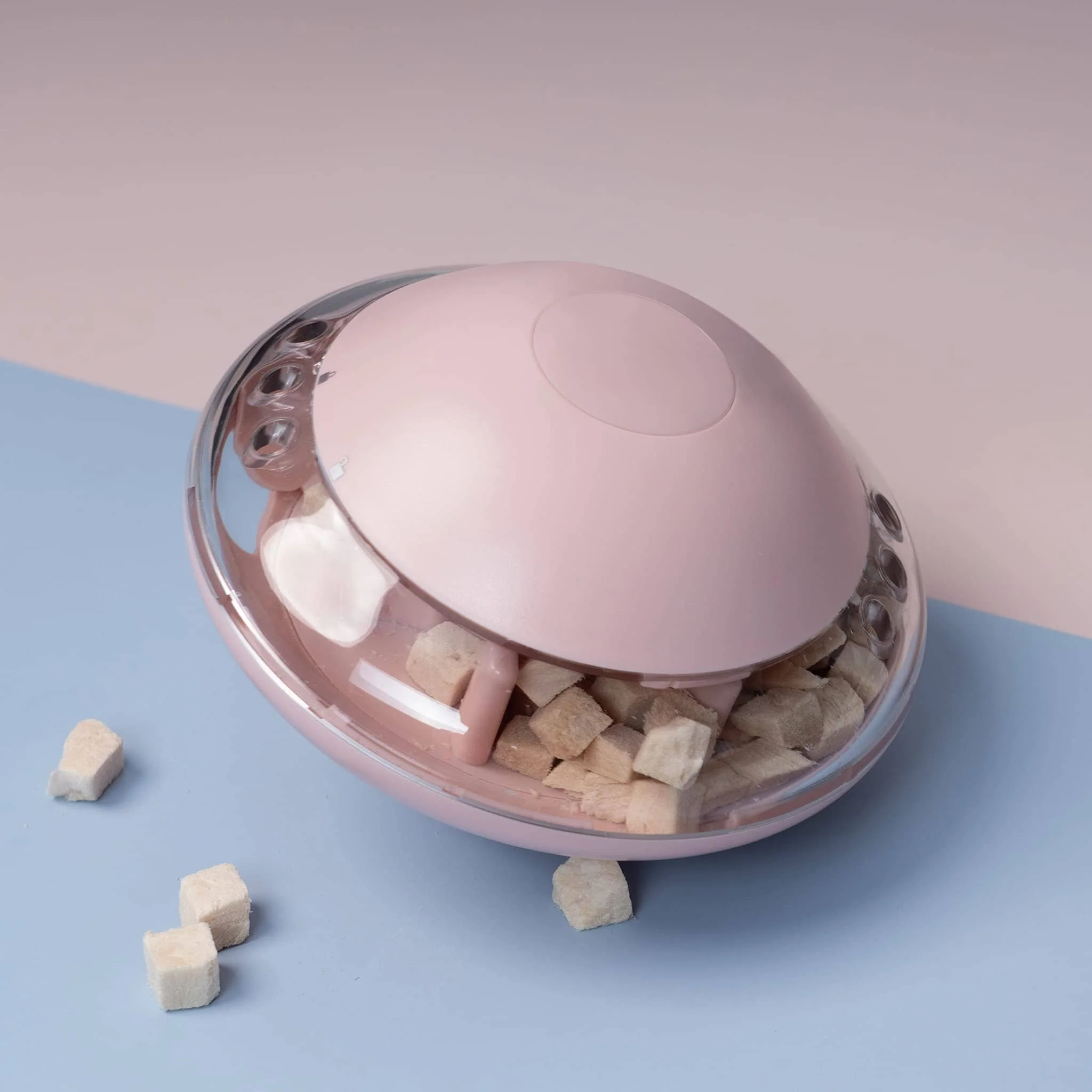 Mclovin's Pet UFO Tumbler Slow Feeding Dog Treat Dispenser - Pink - Image 4