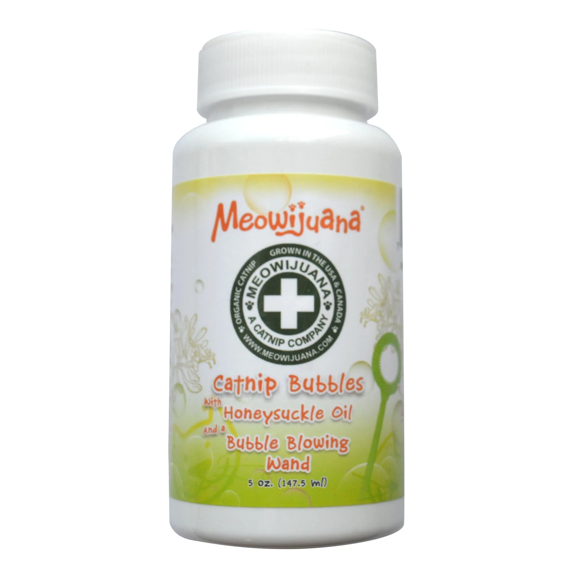 Meowijuana Catnip Honeysuckle Bubbles - 5 Oz
