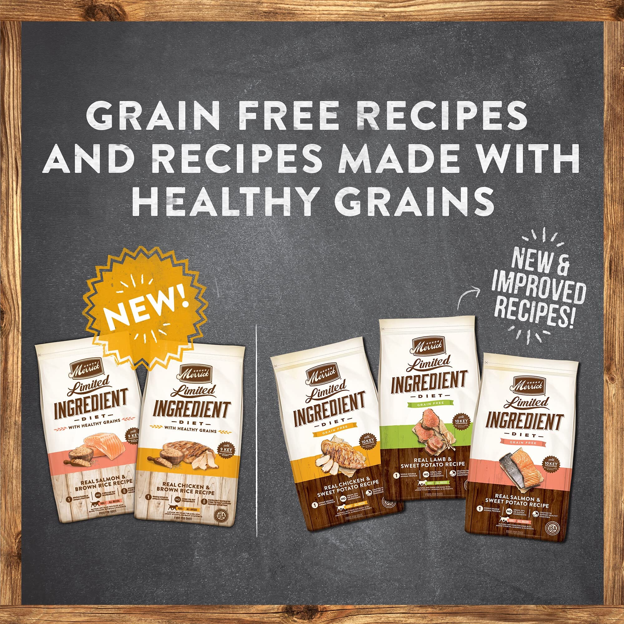 Merrick Adult Limited Ingredient Diet Grain-Free Salmon and Sweet Potato Dry Dog Food - Image 3