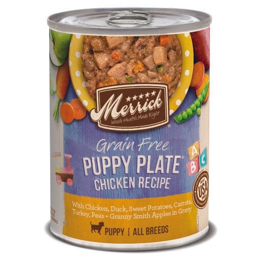 Merrick Classic Puppy Plate Grain-Free Recipe Puppy Canned Dog Food - 12.75 Oz - Case of 12