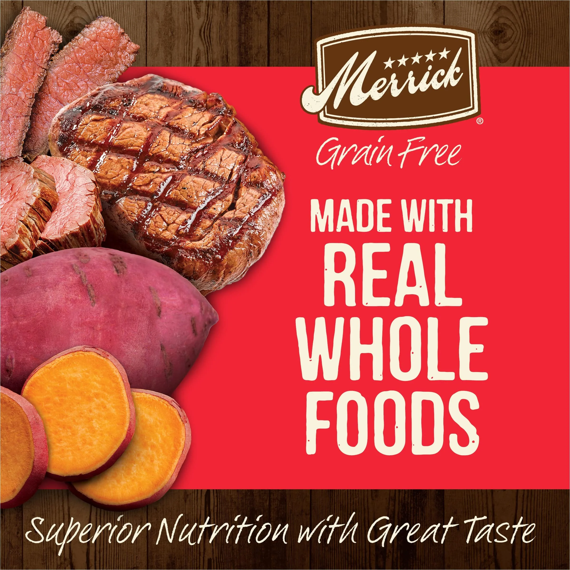 Merrick Grain-Free Bison Beef and Sweet Potato Dry Dog Food - Image 3