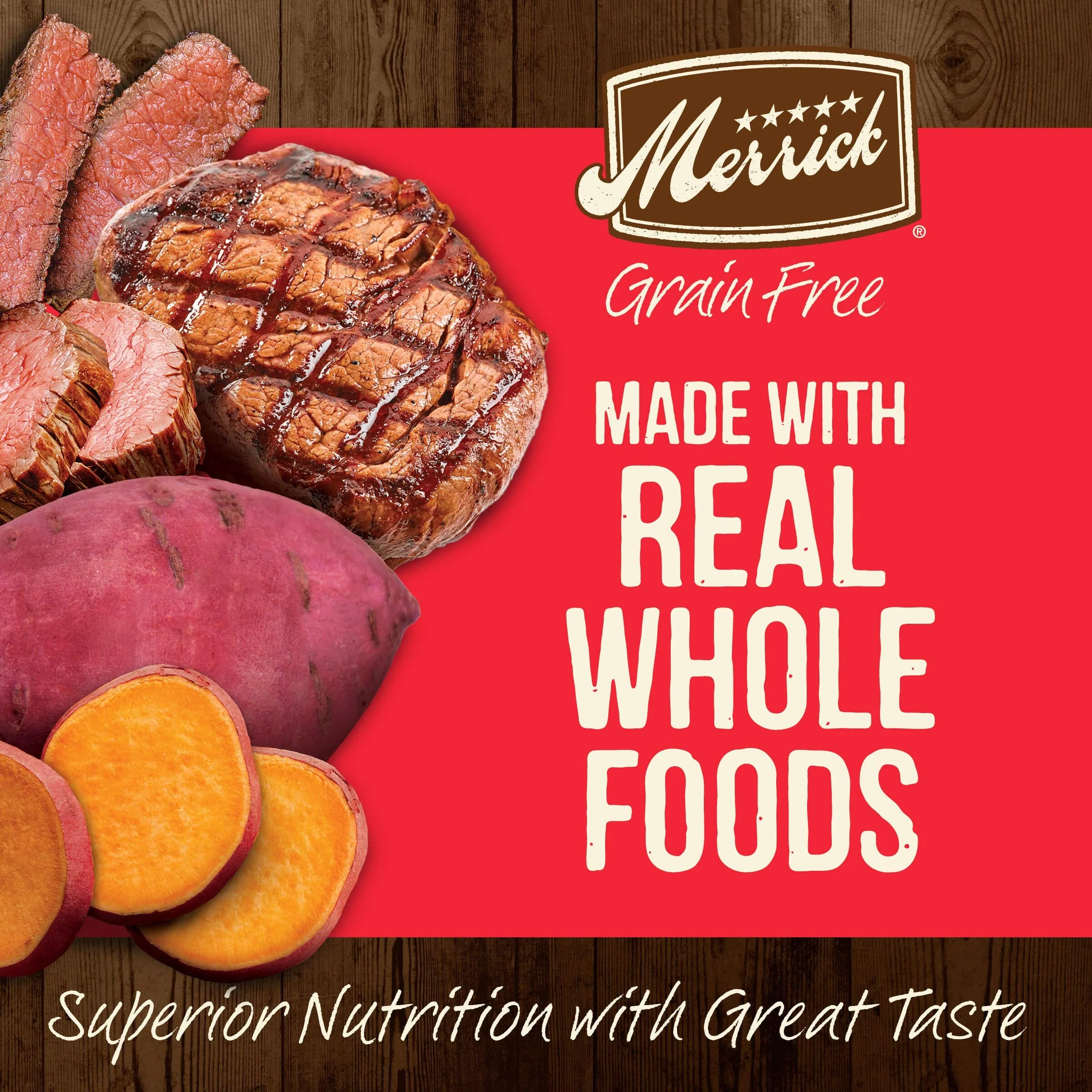 Merrick Grain-Free Bison Beef and Sweet Potato Dry Dog Food - Image 7