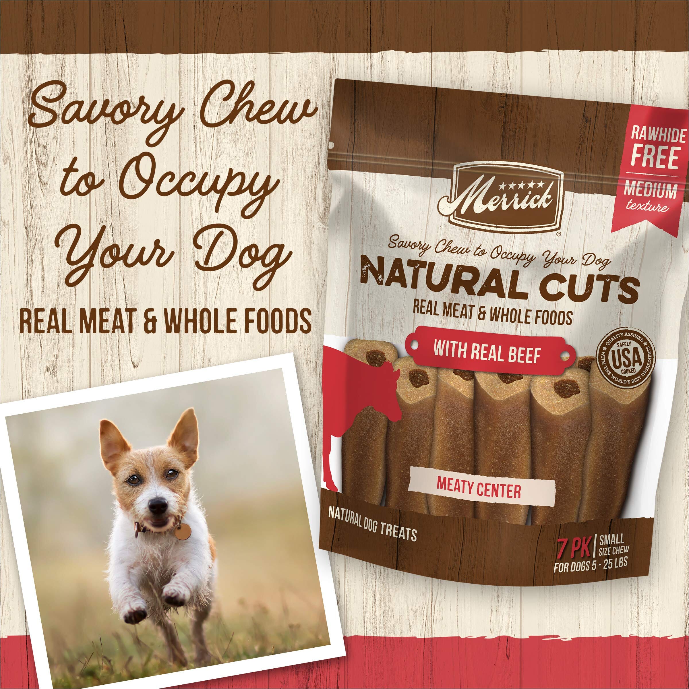 Merrick Natural Beef Cuts Natural Dog Chews - Image 2
