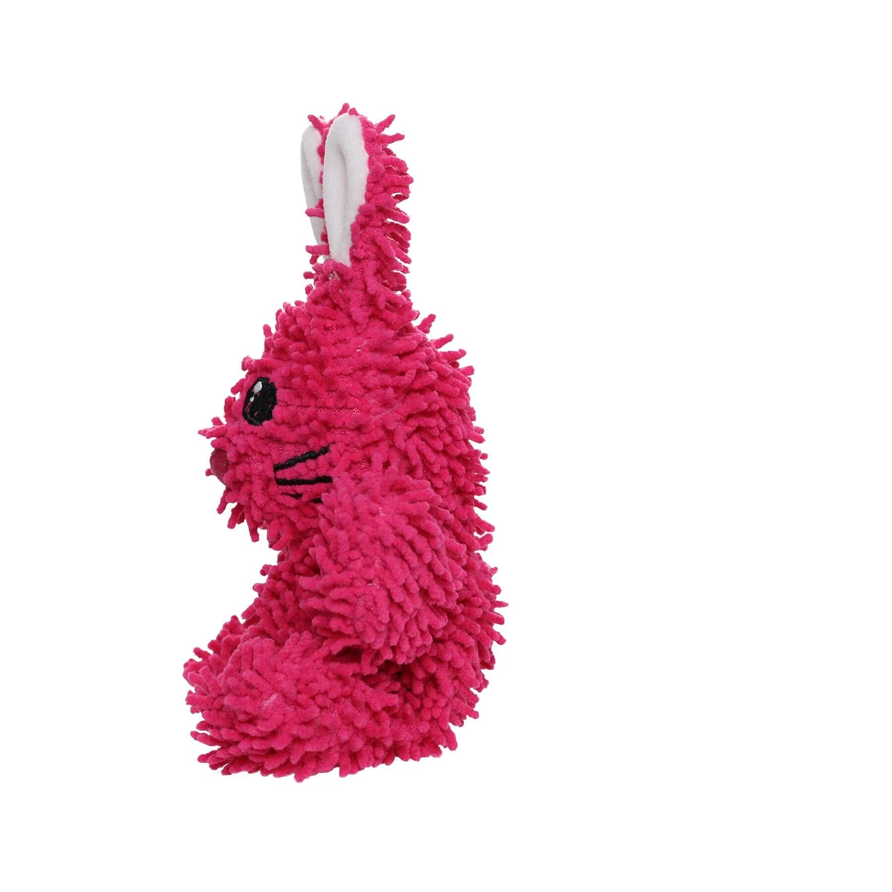 Mighty Junior Rabbit Microfiber Ball Floating Squeak and Plush Dog Toy - Small - Image 2