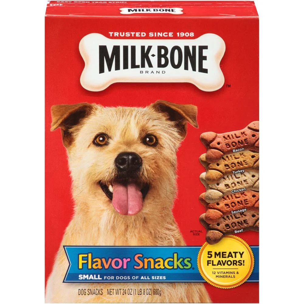 Milk-Bone Flavor Snacks Dog Treats - 24 Oz - Small/Medium