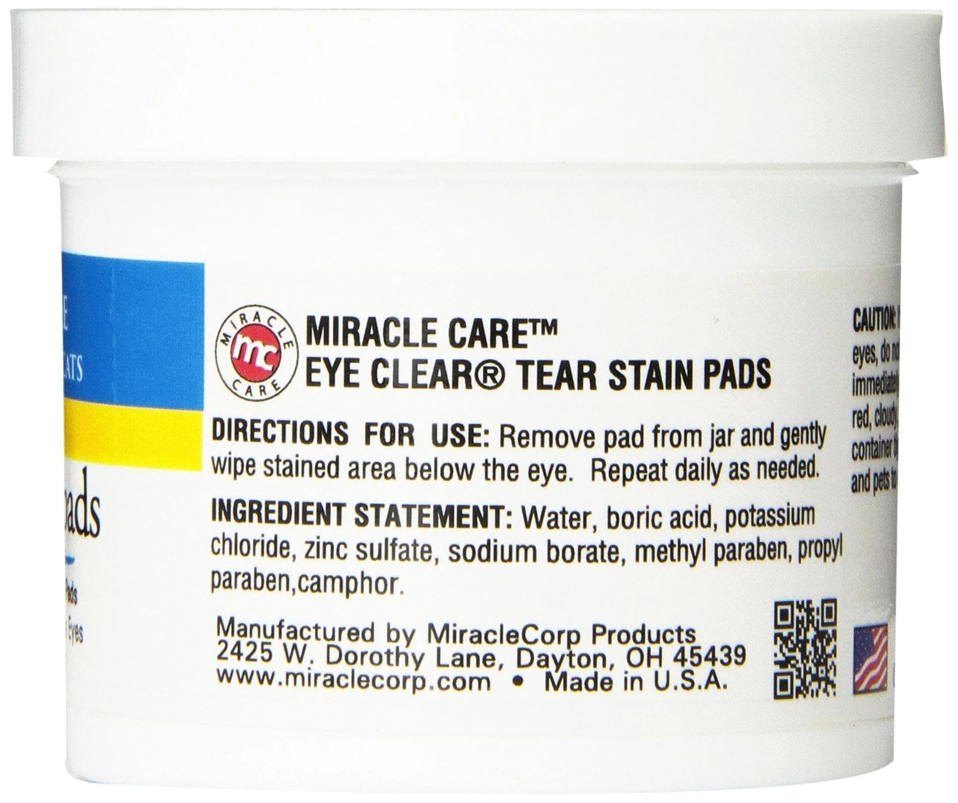 Miracle Care First-Aid Sterile Eye Wash Pads for Dogs and Cats - 90 Count - Image 2