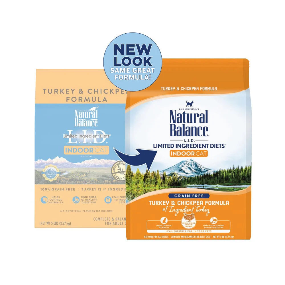 Natural Balance Limited Ingredient Diets Turkey & Chickpea Indoor Dry Cat Food - Image 4
