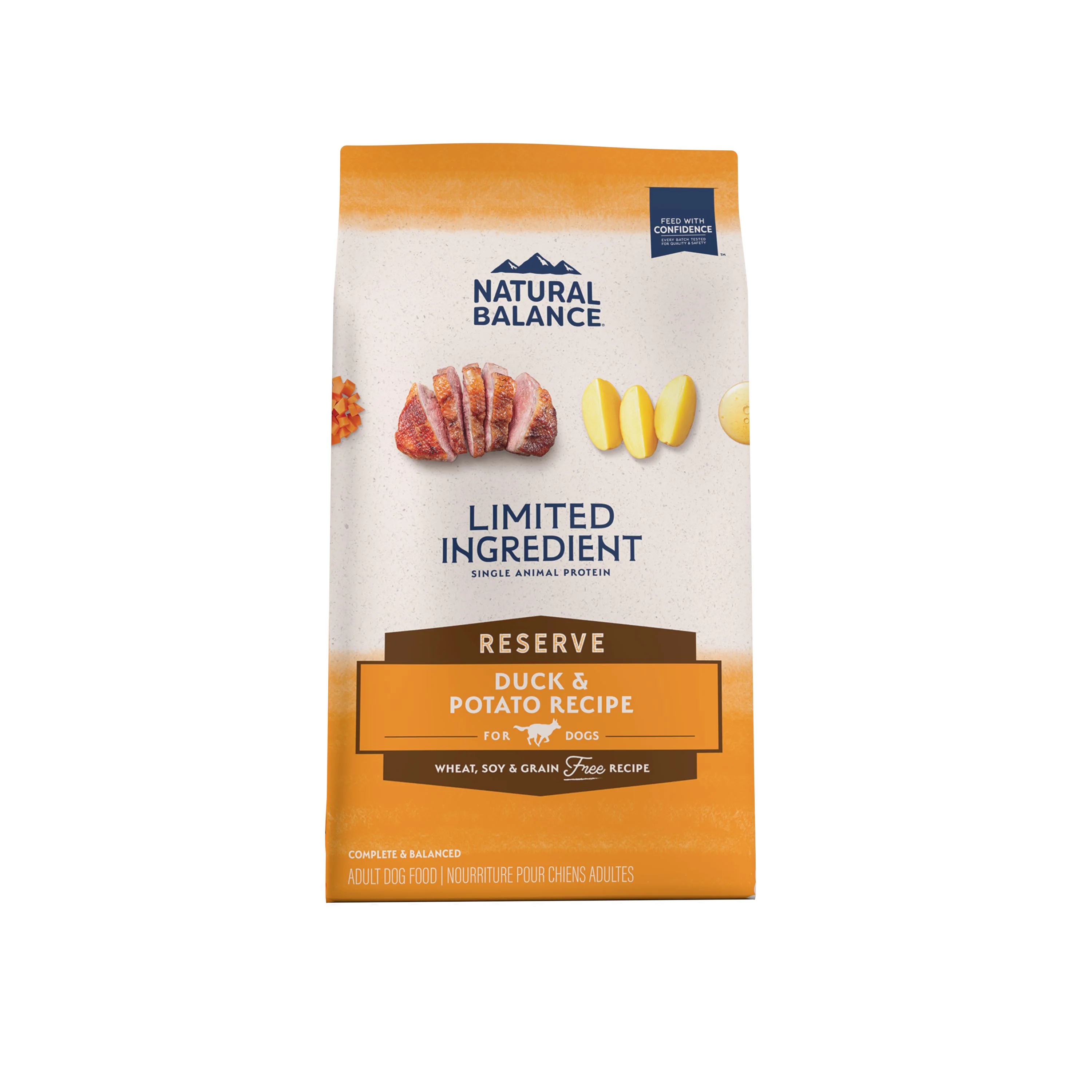 Natural Balance Pet Foods Limited Ingredient Diet Adult Dry Dog Food - Duck & Potato - 12 lb
