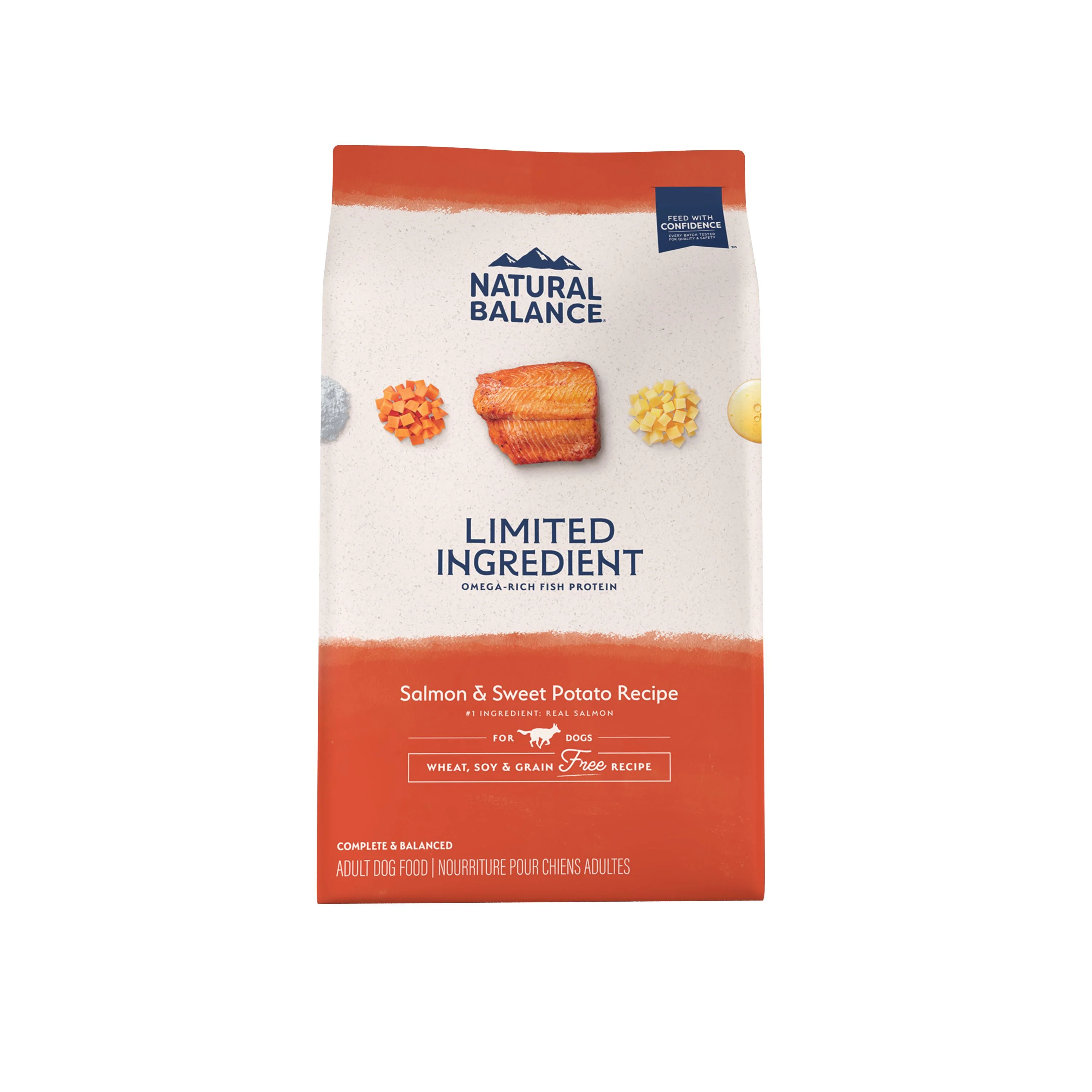 Natural Balance Pet Foods Limited Ingredient Diet Adult Dry Dog Food - Salmon & Sweet Potato - 12 lb