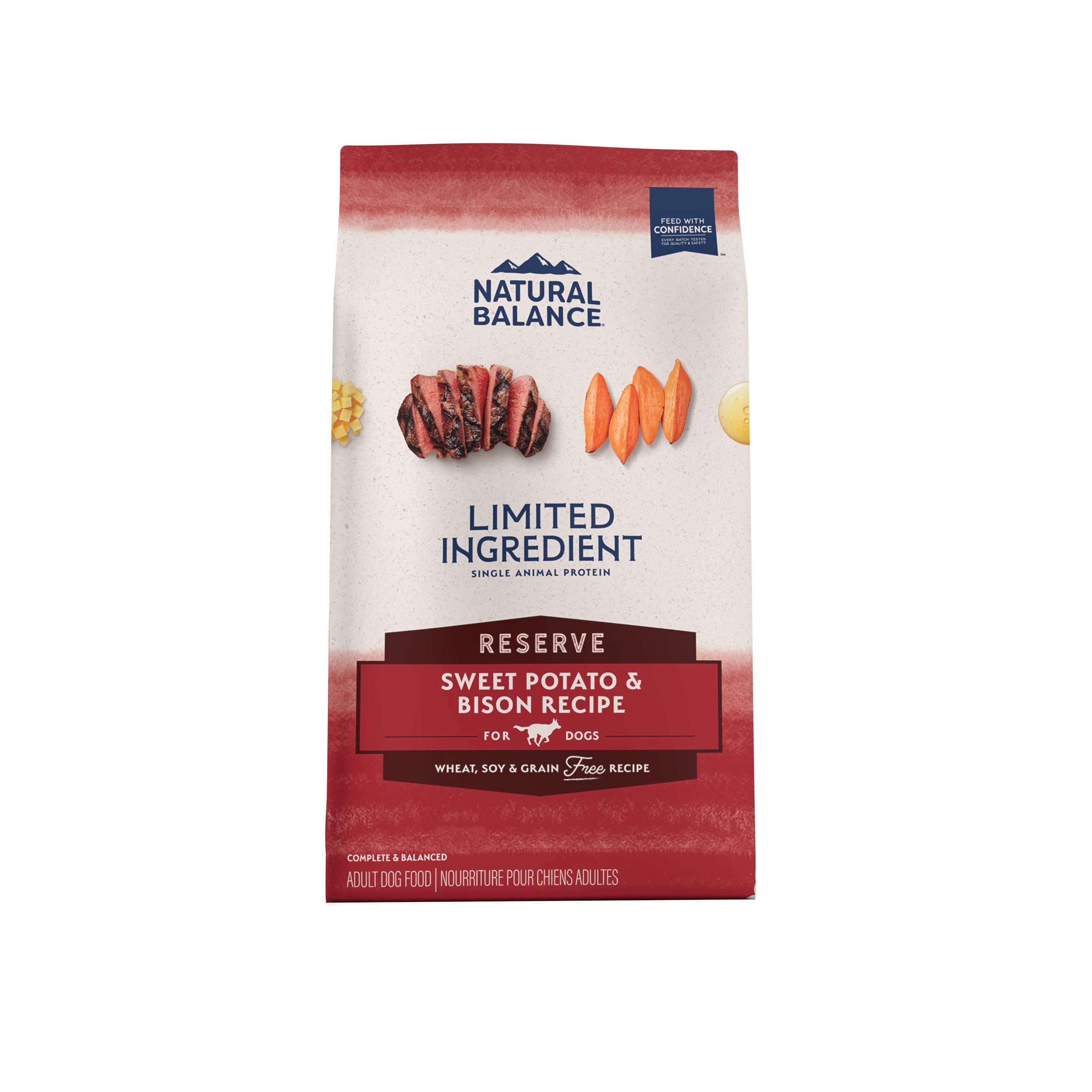 Natural Balance Pet Foods Limited Ingredient Diet Adult Dry Dog Food - Sweet Potato & Bison - 4 lb