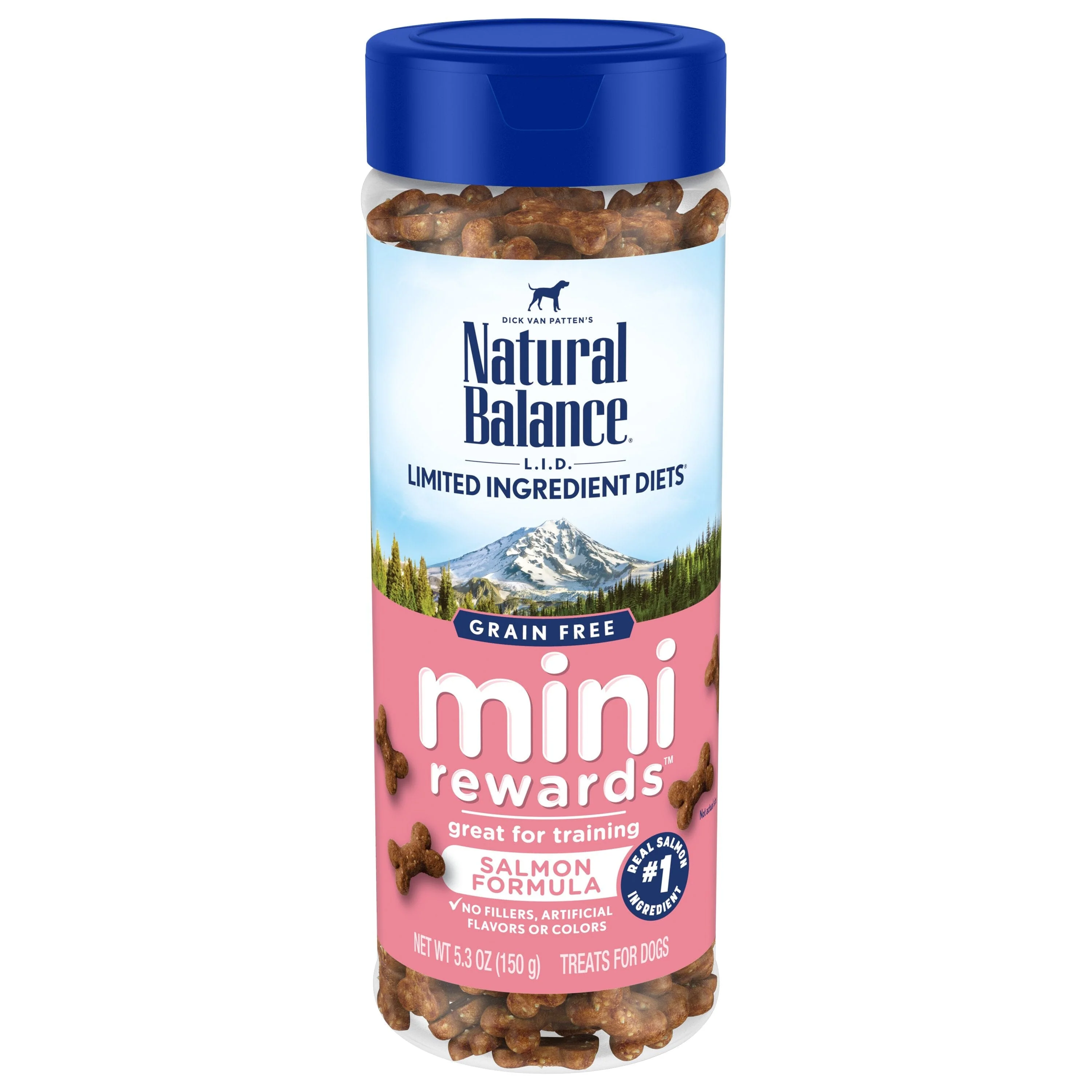 Natural Balance Pet Foods Limited Ingredient Diet Grain Free Mini Rewards Dog Treats - Salmon - 5.3 Oz