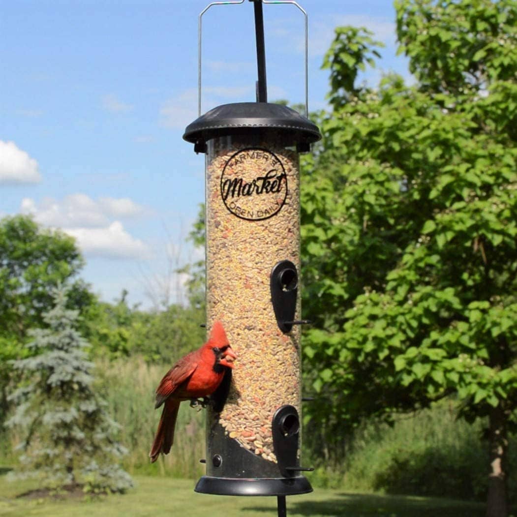 Nature's Way Farmhouse Easy Clean Tubed Wild Bird Feeder - White - 2.8 Qt Cap - Image 6