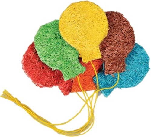Nibbles Loofah Balloons Small Animal Chew Toy - Small