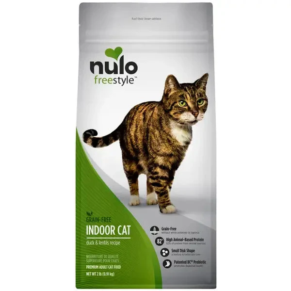Nulo Freestyle Grain-Free High-Protein Omega-3 Duck and Lentils Recipe Indoor Dry Cat Food - Image 3