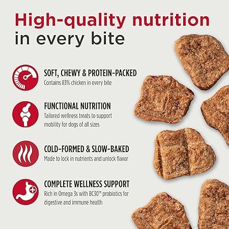 Nulo Funtional Jerky Bites Mobility Support Chicken Jerky Dog Treats - 5 Oz - Image 3