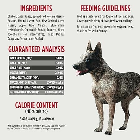 Nulo Funtional Jerky Bites Mobility Support Chicken Jerky Dog Treats - 5 Oz - Image 4
