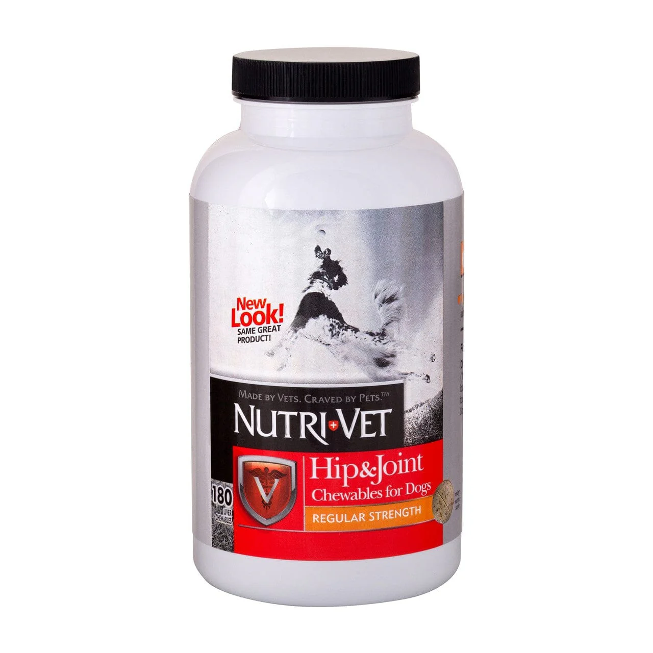 Nutri-Vet Hip and Joint Advanced-Strength Glucosomine and Chondroitin Chewable Dog Supplements - 90 Count