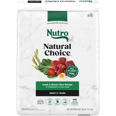 Nutro Natural Choice Lamb and Brown Rice Adult Dry Dog Food - 36 Lbs