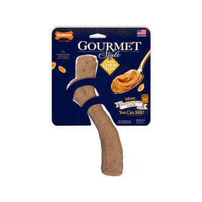 Nylabone Gourmet Style Stick Strong-Chew Peanut Butter Flavored Nylon Chew Dog Toy - Image 2