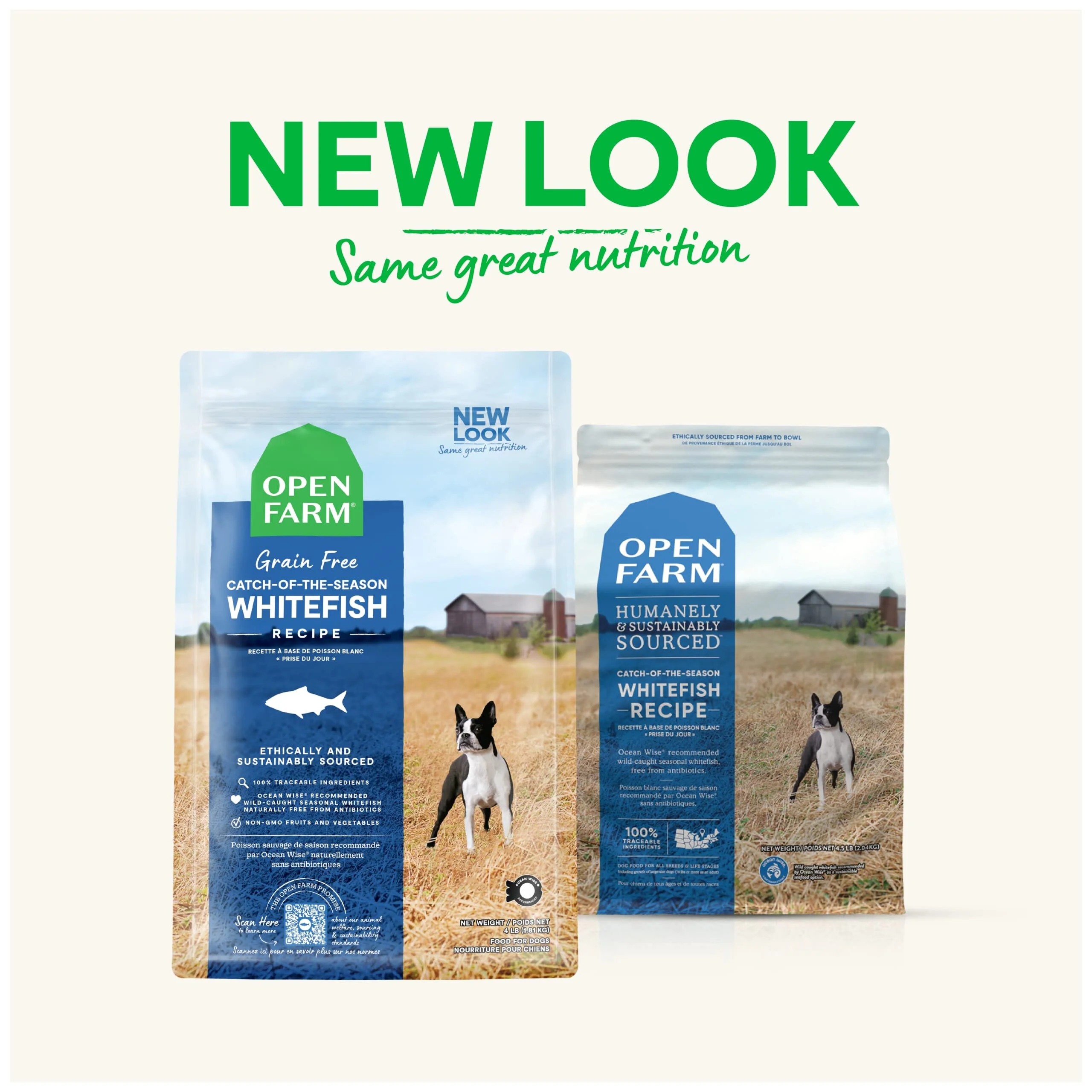 Open Farm Catch of Season Grain-Free Whitefish Recipe Dry Dog Food - 4 Lbs - Image 2