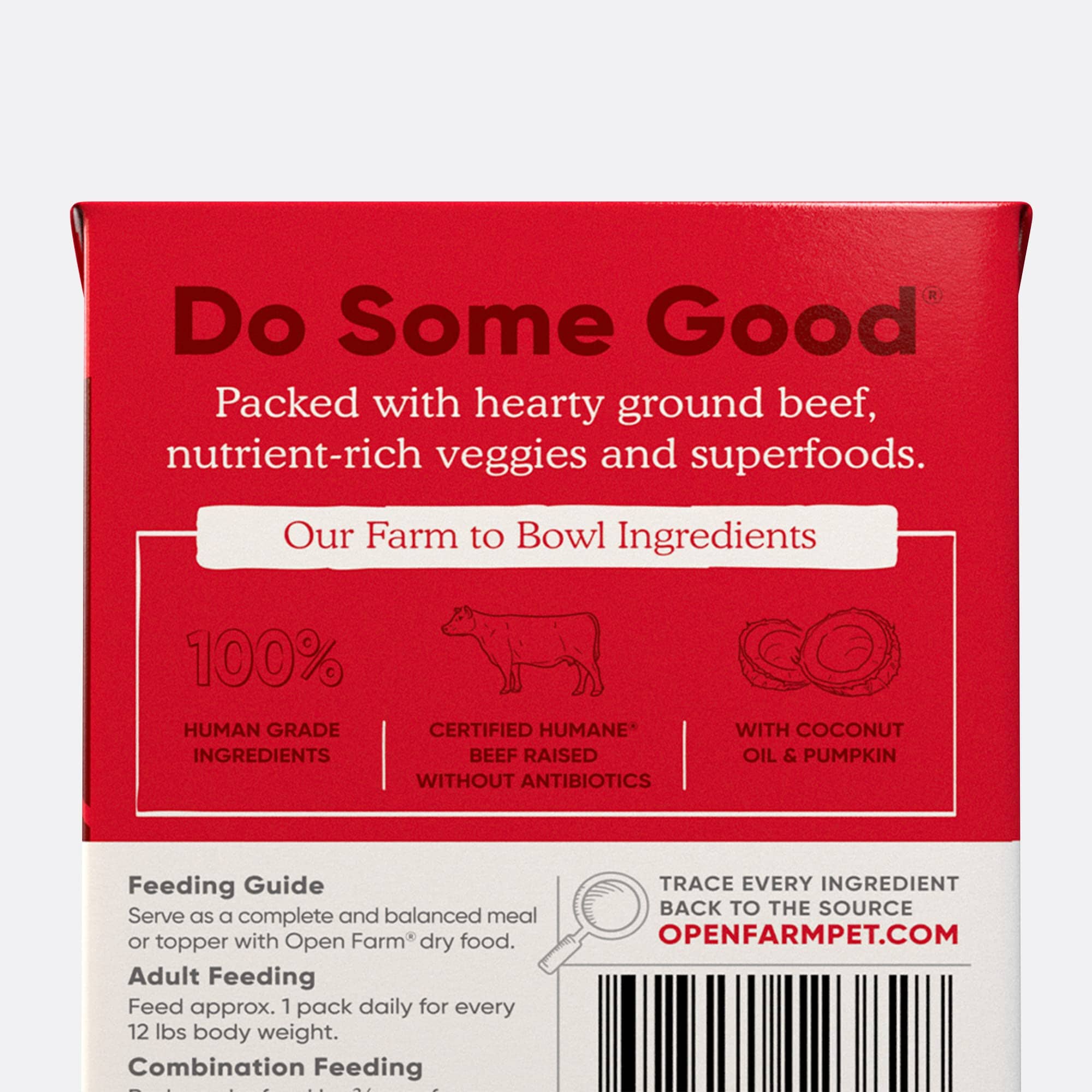 Open Farm Rustic Blend Grain-Free Grass-Fed Beef Blend Wet Cat Food - 5.5 Oz - Case of 12 - Image 4