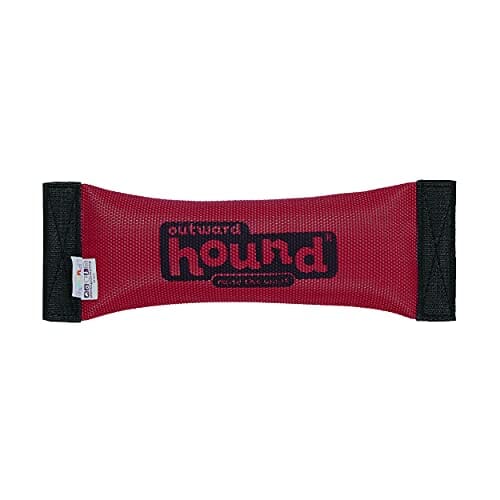 Outward Hound Plush Puppies Fire Hose Squeaky N' Fetch Nylon Dog Toy - Large