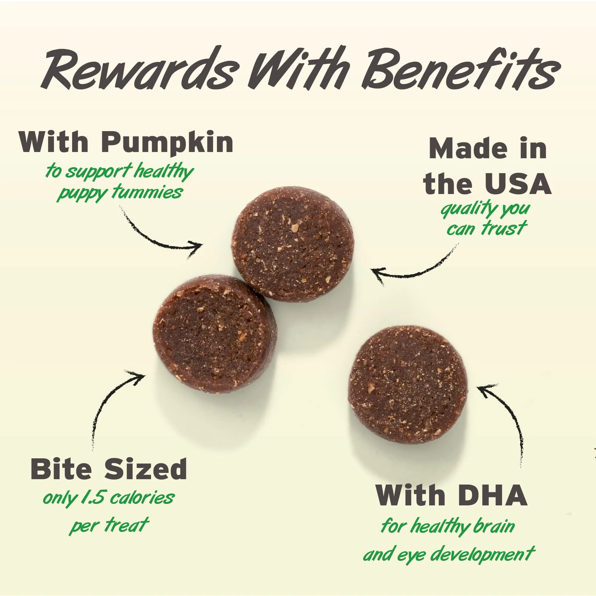 Pet Botanics Training Rewards Grain-Free Peanut Butter Soft and Chewy Dog Treats - Mini - 4 Oz - Image 4