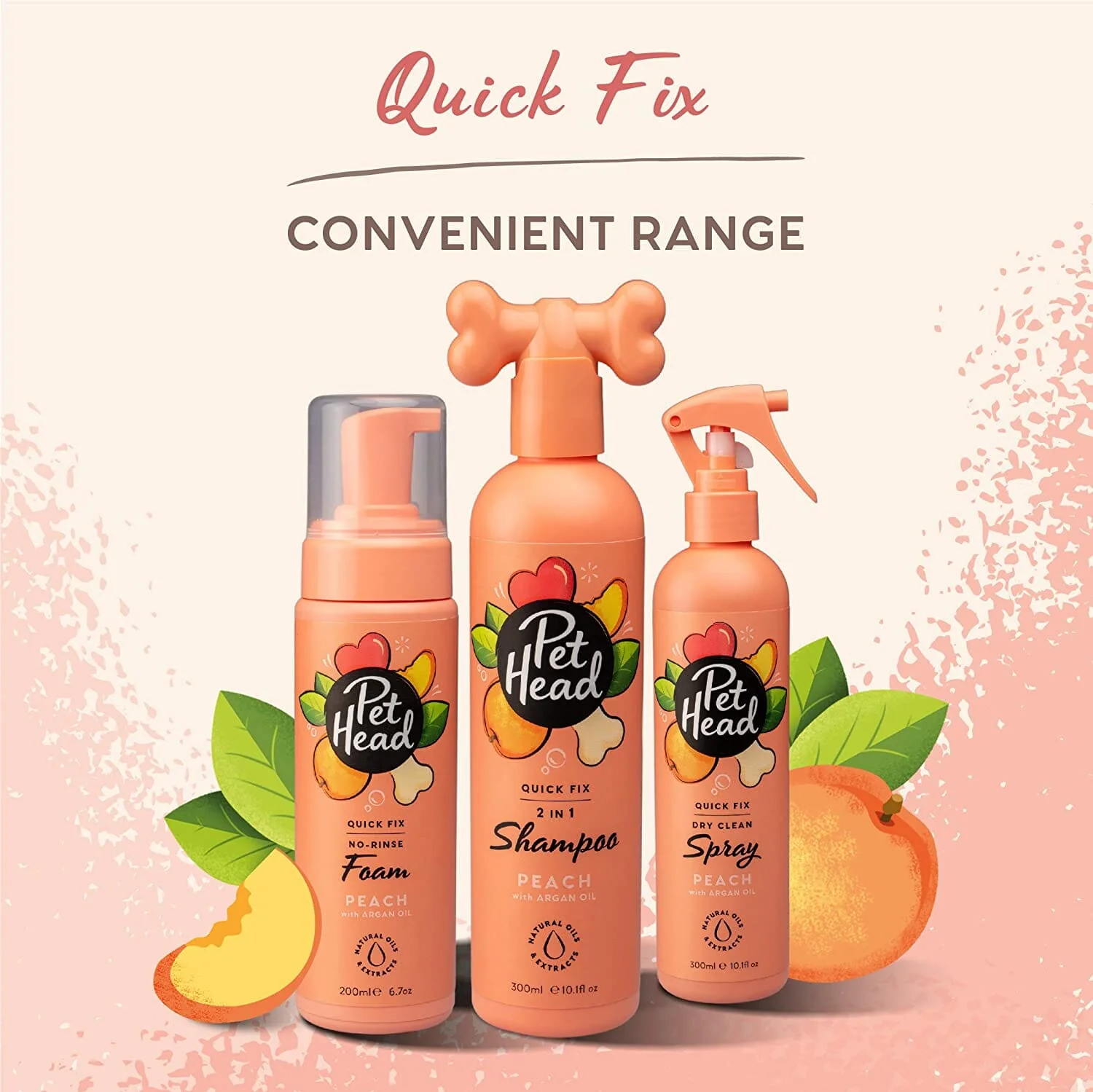 Pet Head Quick Fix 2 In 1 Wipes - Peach - 80 Pack - Image 6