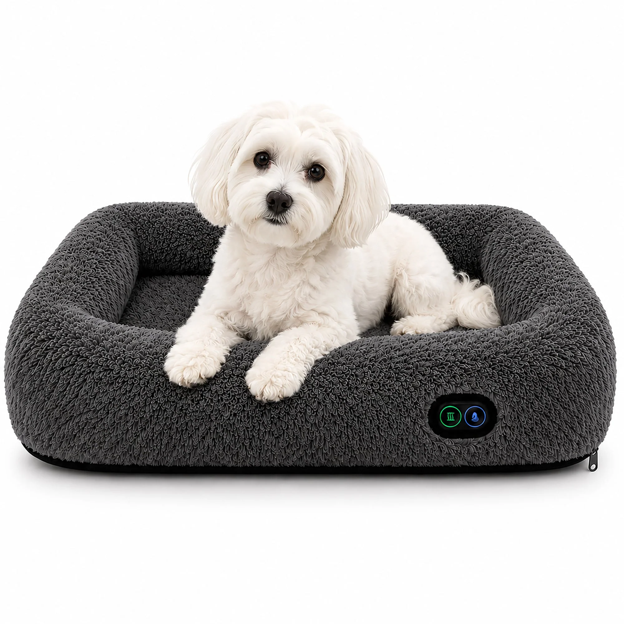 Pet Life ® “Therma-Vibe” Heating and Massaging Smart Pet Bed - Image 10