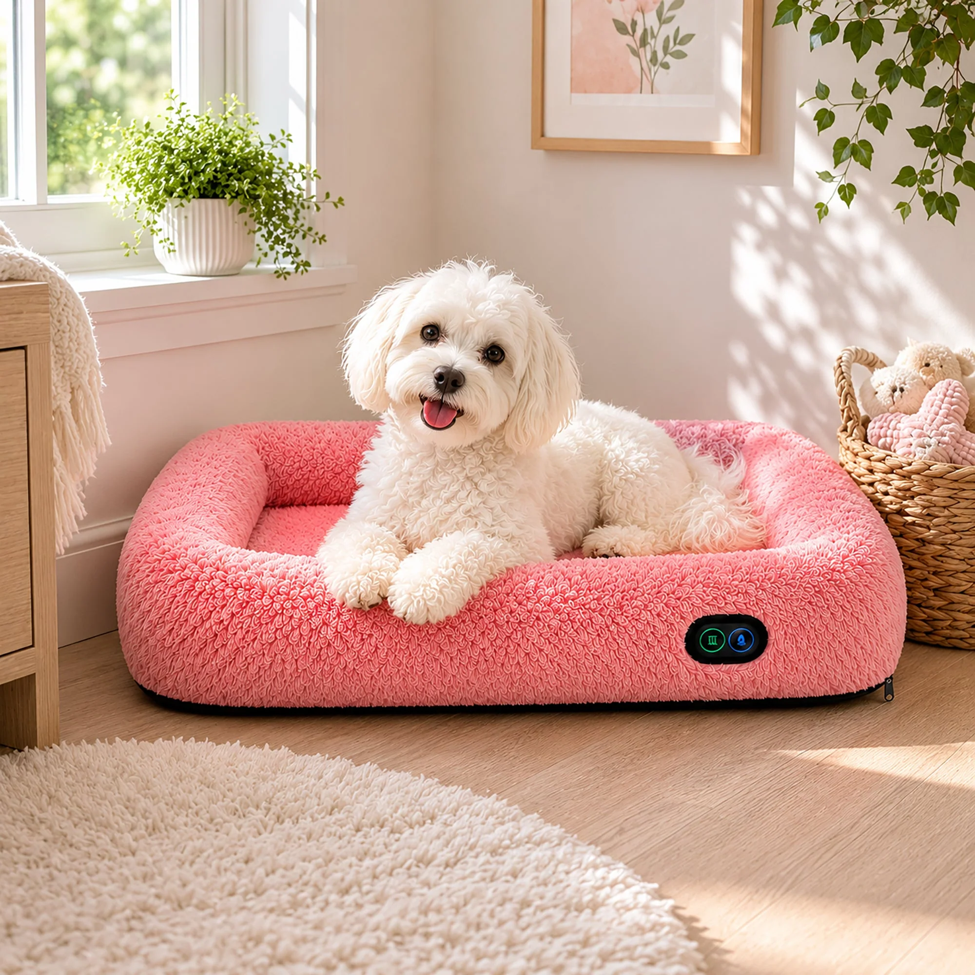 Pet Life ® “Therma-Vibe” Heating and Massaging Smart Pet Bed - Image 17