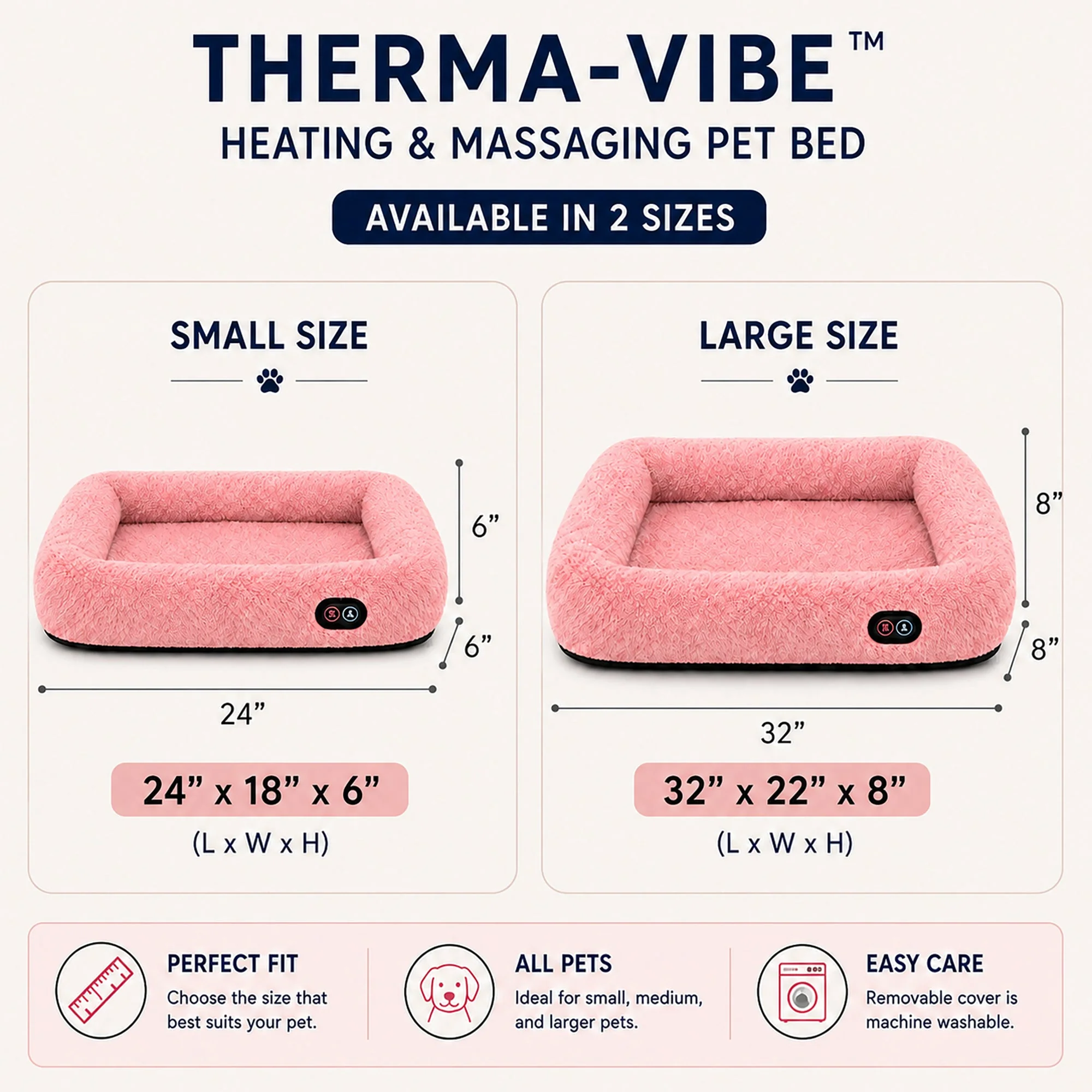 Pet Life ® “Therma-Vibe” Heating and Massaging Smart Pet Bed - Image 19
