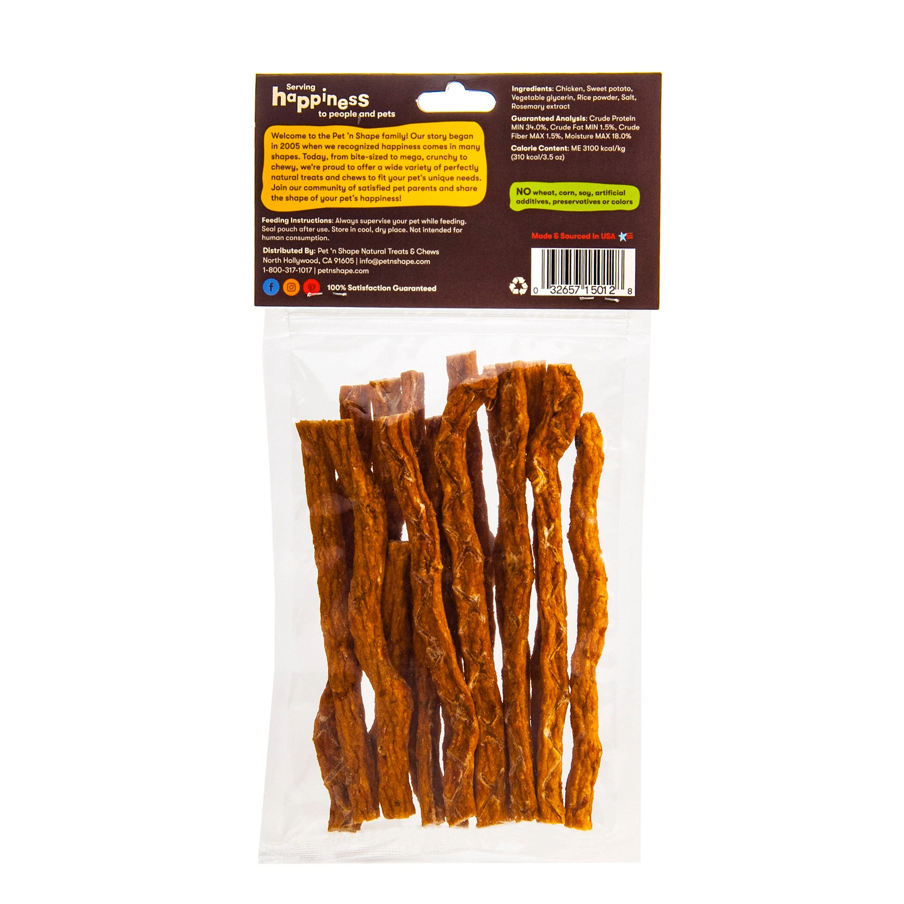 Pet 'N Shape Chik 'n Sweet Potato Stix Dog Treat - 3.5 Oz - Image 2