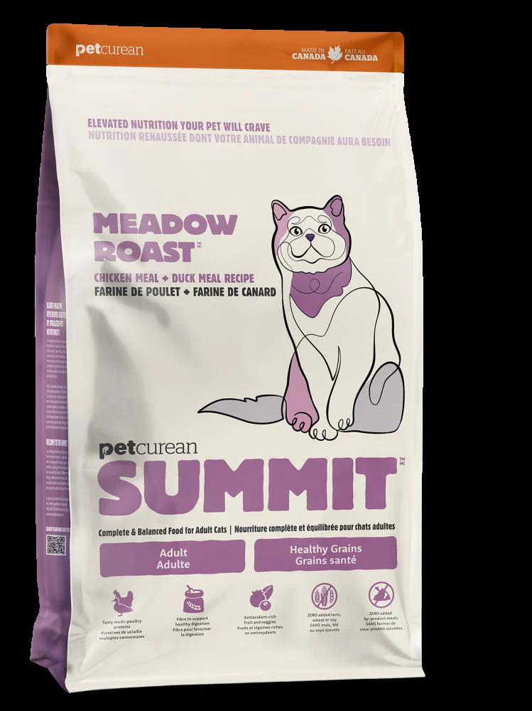 Petcurean Summit Meadow Roasted Chicken Dry Cat Food - 12 Lbs