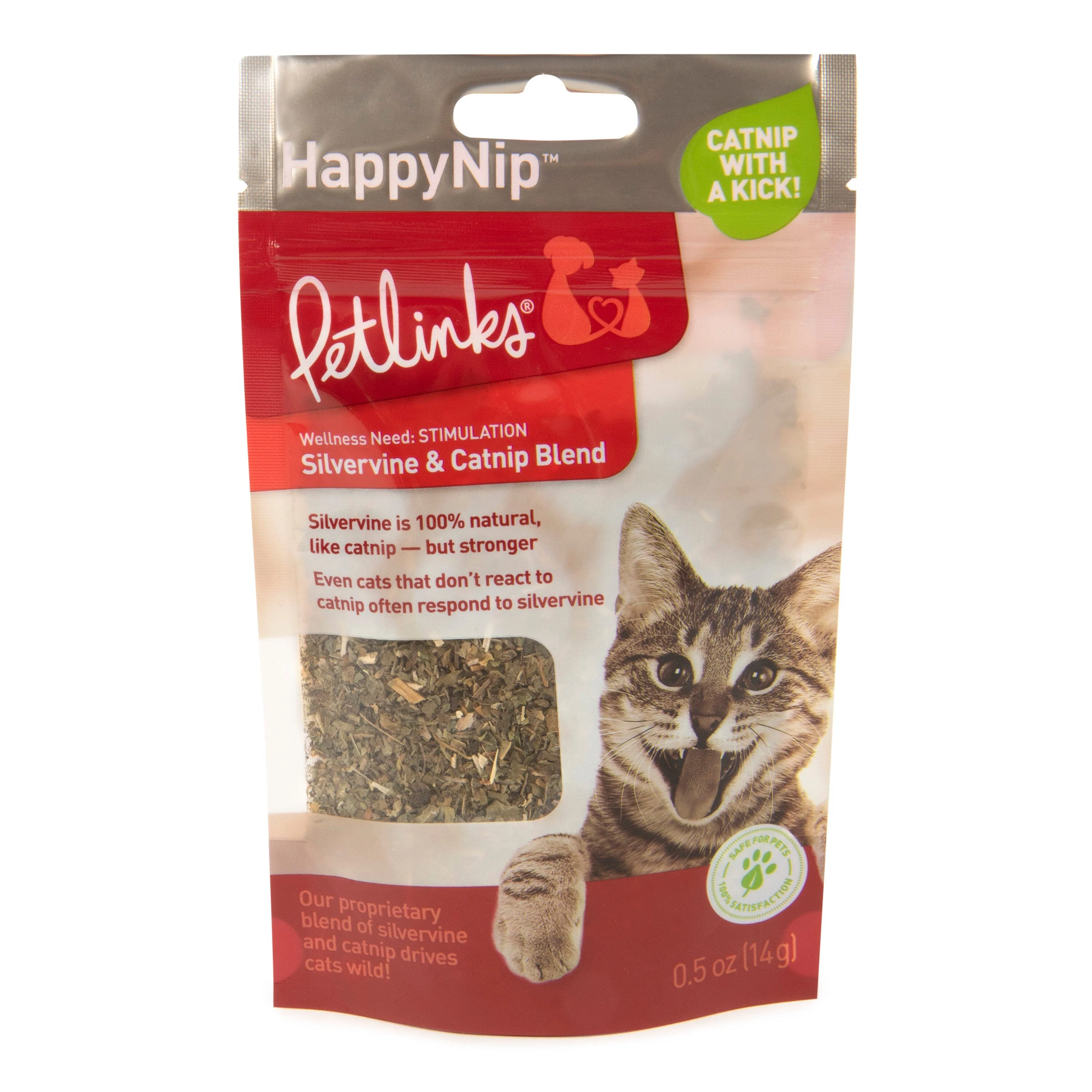 Petlinks HappyNip Silvervine Catnip Blend - 0.5 Oz