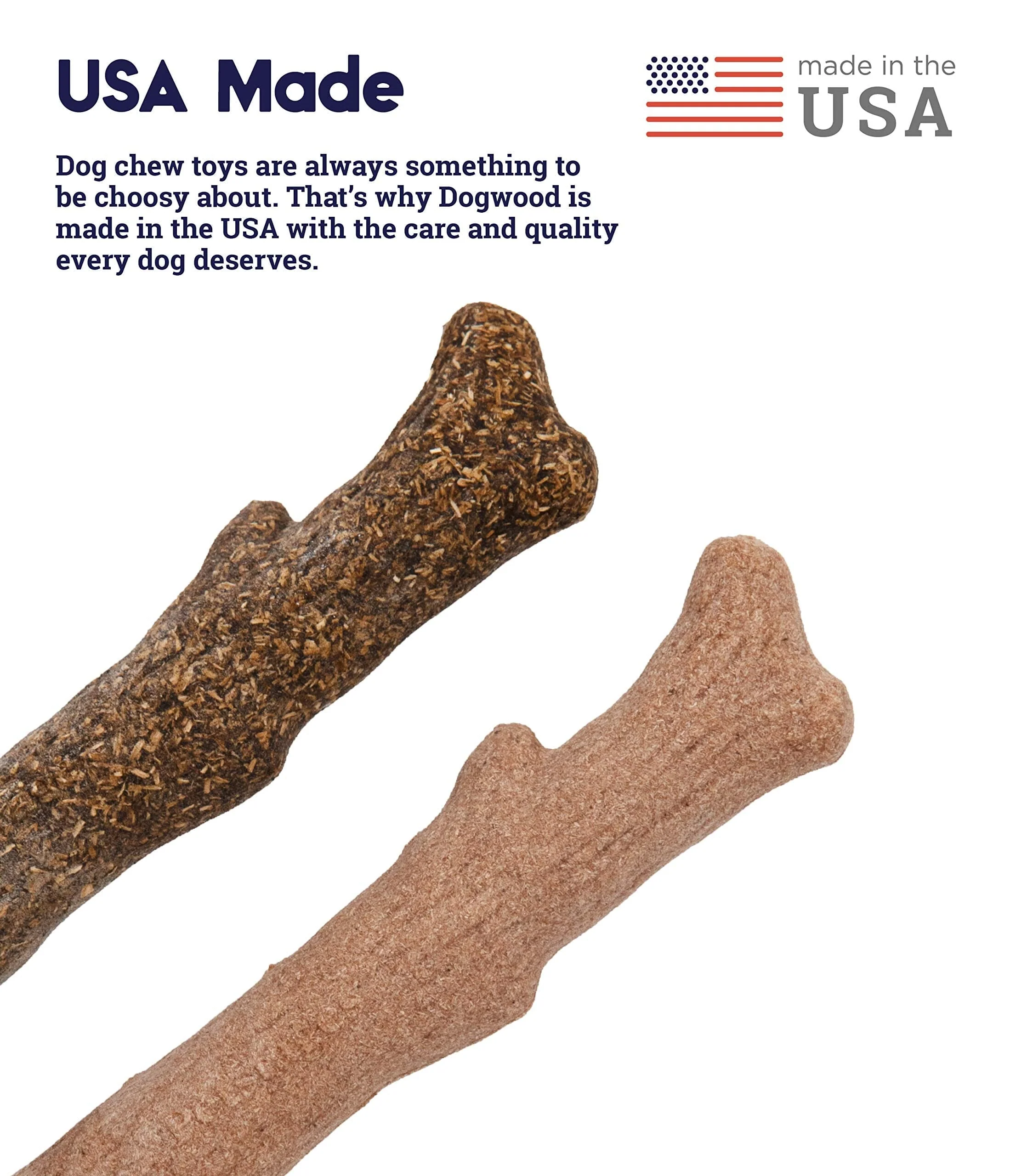Petstages Dogwood Real Wood Blended Calming Chew Stick Dog Toy - Medium - 2 Pack - Image 2