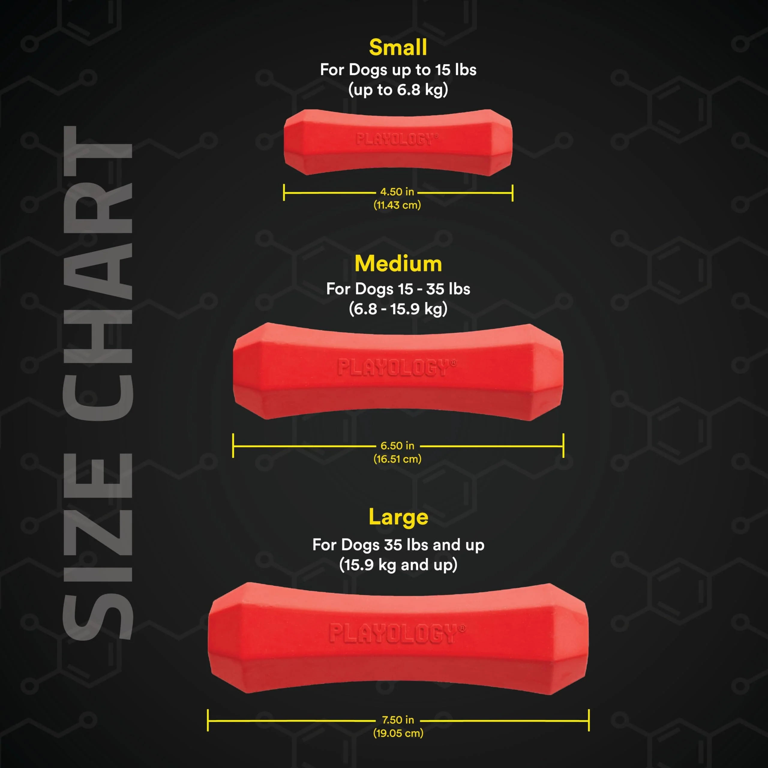 Playology Beef Scented Squeaky Chew Stick Floating Rubber Dog Toy with Encapsicent Tech - Medium - Image 5