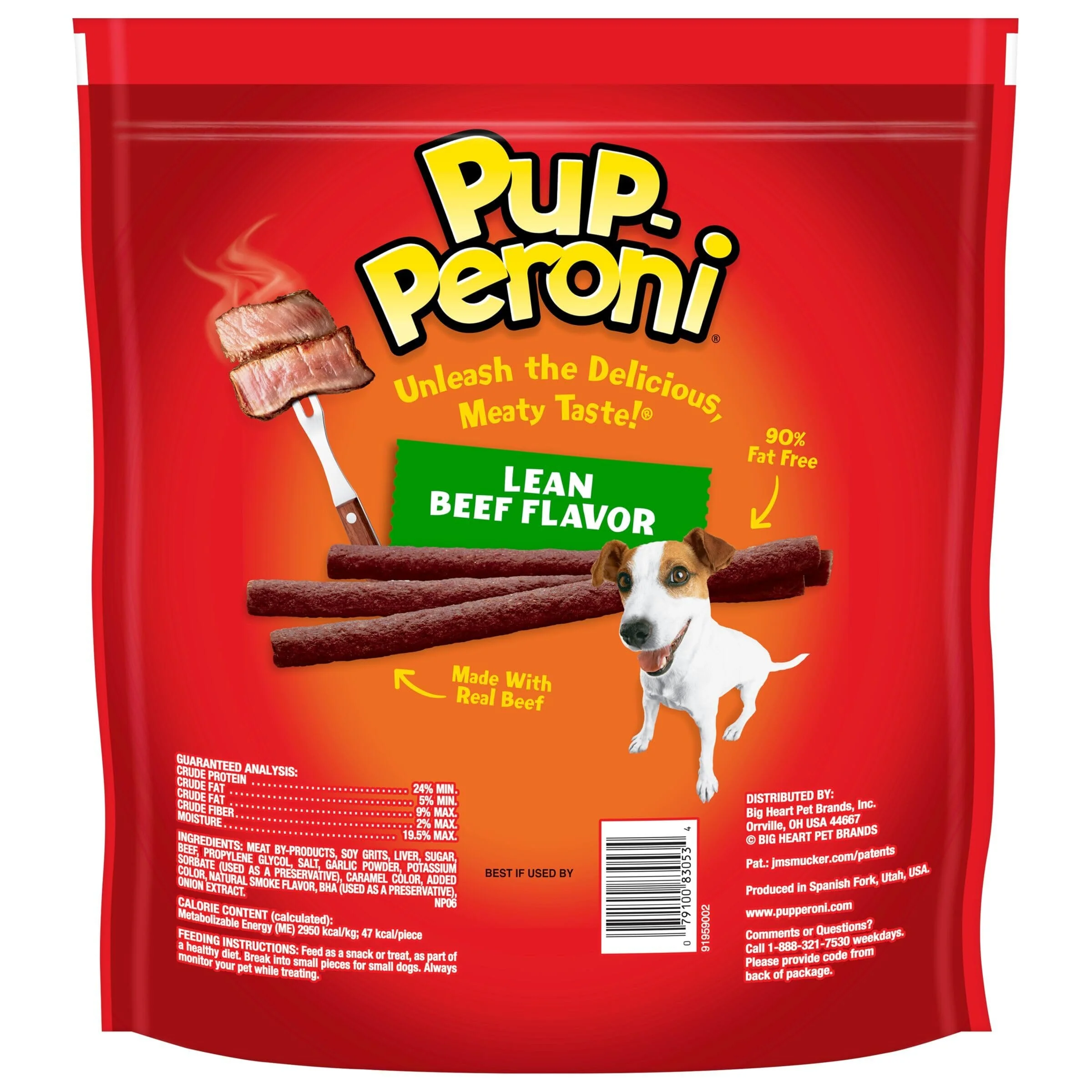 Pup-Peroni Lean Beef Flavored Soft and Chewy Dog Treats - 35 Oz - Case of 4 - Image 2
