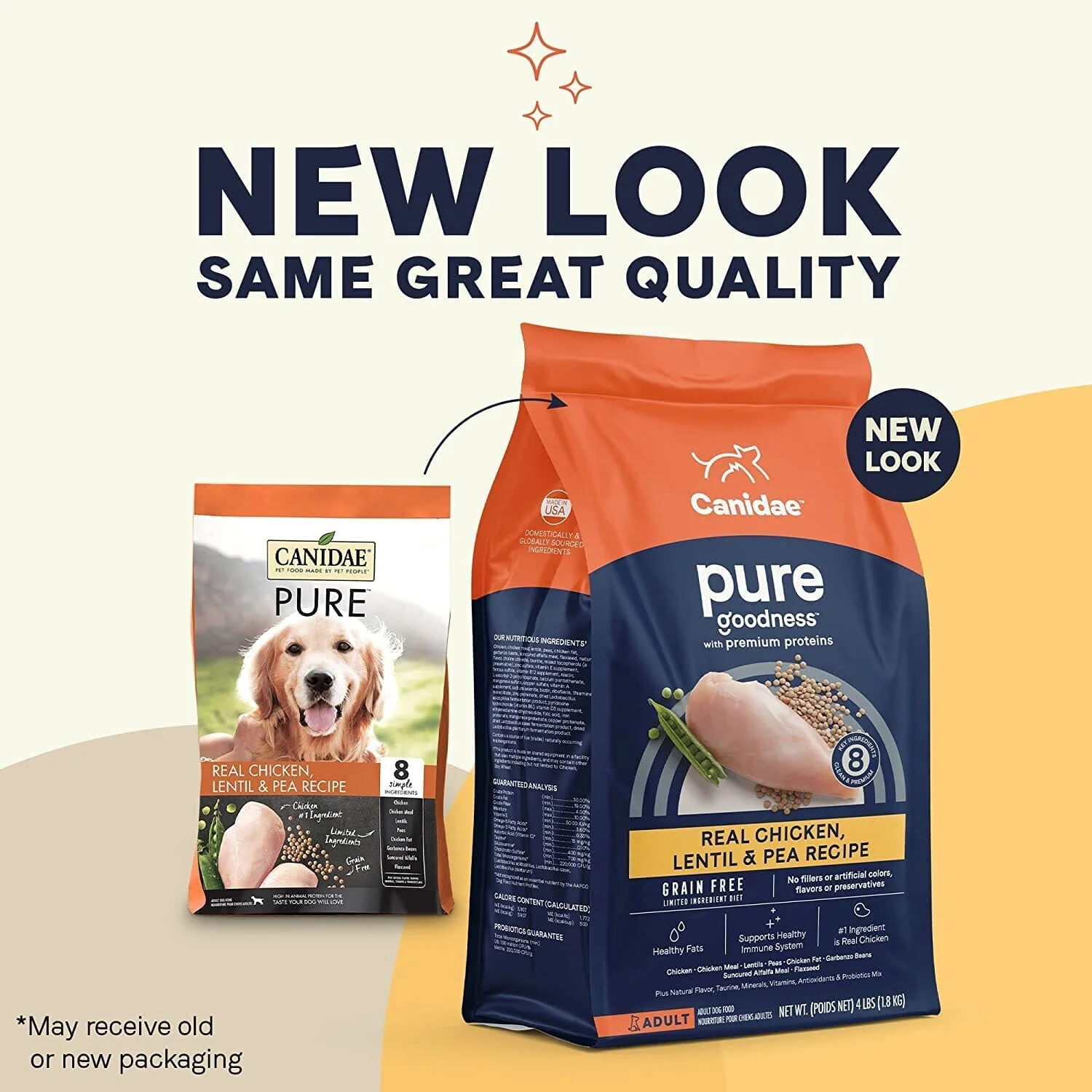 Pure Grain-Free Dry Dog Food - Chicken and Lentil - 4 Lbs - Image 2