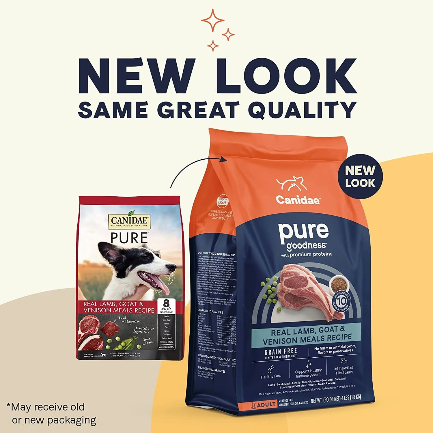 Pure Grain-Free Dry Dog Food - Lamb Buffalo and Venison - 4 Lbs - Image 2